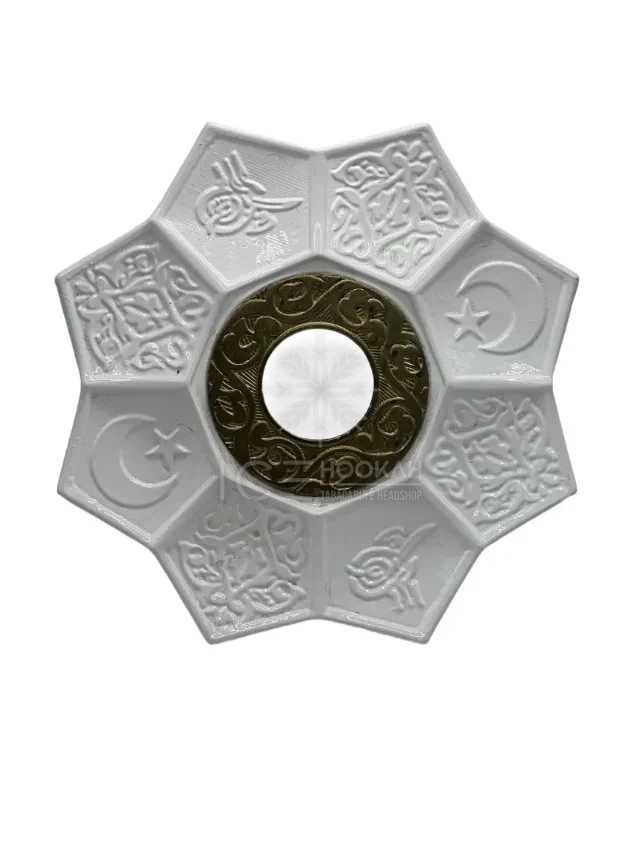 PRATO EL NEFES DOURADO DE FERRO