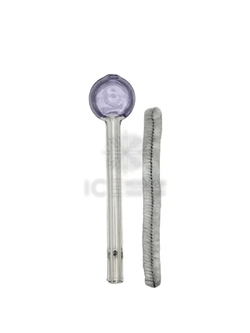 PITEIRA DE VIDRO ROXO (COM LIMPADOR)