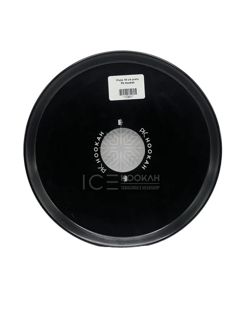PRATO SIMPLES PK HOOKAH PRETO