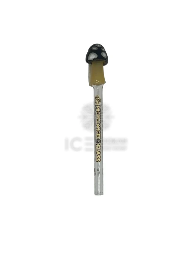 PITEIRA DE VIDRO COGUMELO PRETO