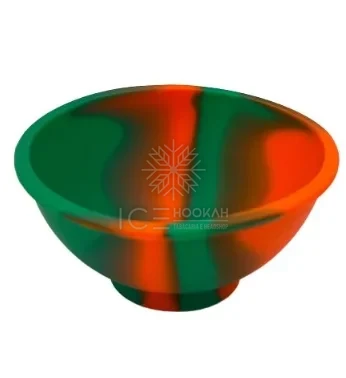 CUIA DE SILICONE LARANJA E VERDE  [GRANDE]