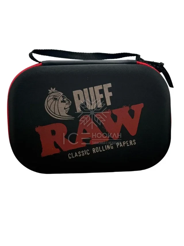 BAG PUFF x RAW PRETA E VERMELHO