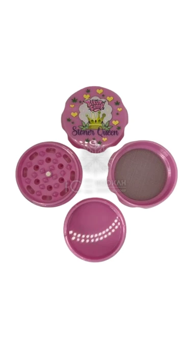 TRITURADOR 3 ANDARES - BAKED BUNNY - ROSA - STONER QUEEN